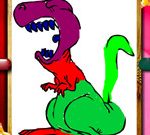 Dinosaur Coloring Recreation