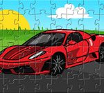 Ferrari Cartoon Puzzle