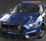 Police Mustang Jigsaw