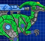 Metal Dino Toy: mechanic Hadrosaurs