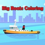 Large Boats Coloring