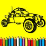 BTS Rally Automobile Coloring E book