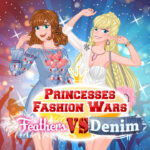 Princesses Vogue Wars Feathers VS Deni