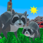 Raccoon Journey Metropolis Simulator 3D