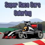 Large Race Autos Coloring