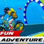 Underwater Bicycle Racing Tracks : BMX Inconceivable Stunt
