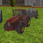 3D metropolis tractor rubbish sim