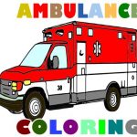Ambulance Vans Coloring Pages