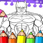 Batman Past Coloring Guide