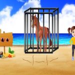 Seaside Horse Escape