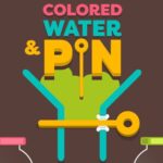 Coloured Water & Pin