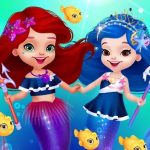 Cute Mermaid Gown Up Recreation for Lady