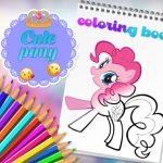 Cute Pony Coloring E-book