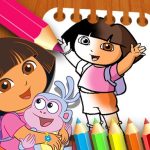 Dora the Explorer the Coloring Ebook
