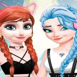 elsa and anna Gown Up Make-up