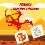 Nice Dragons Coloring