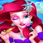 Mermaid Princess Make-up – Woman Trend Salon recreation