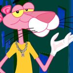 Pink Panther Gown Up