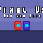 Pixel Us Purple and Blue